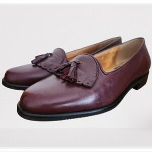 Selly Moc Fit Leather Loafers Size 6 1/2 Narrow